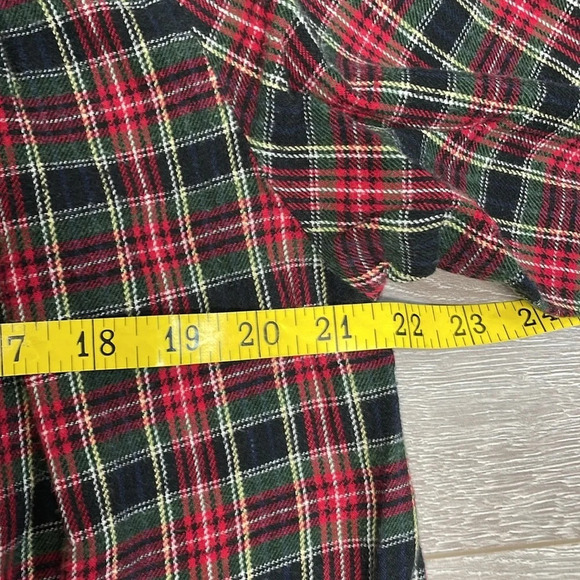 Erika Taylor Intimates Flannel Plaid Full Length Long Nightgown - Picture 8 of 14